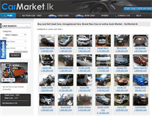 Tablet Screenshot of carmarket.lk